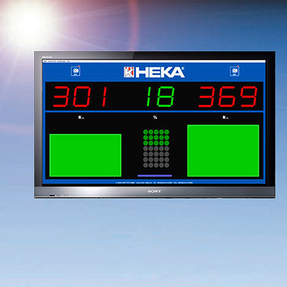 Bremsenpruefstand HEKA Display